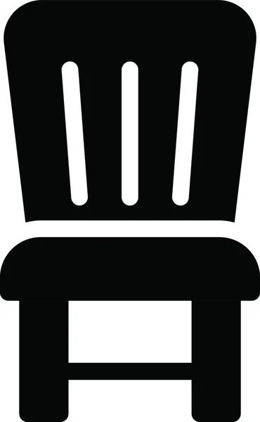 Cadeira Web Ícone Vetor Ilustração —  Vetores de Stock