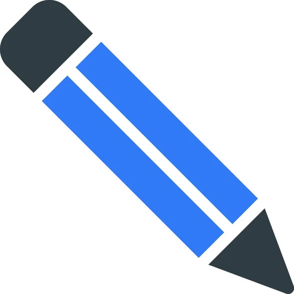 Bleistift Web Icon Vektor Illustration — Stockvektor