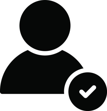 Doğrulanmış, basit vektör illüstrasyonu