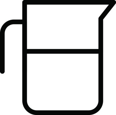 sürahi ağ simgesi vektör illüstrasyonu