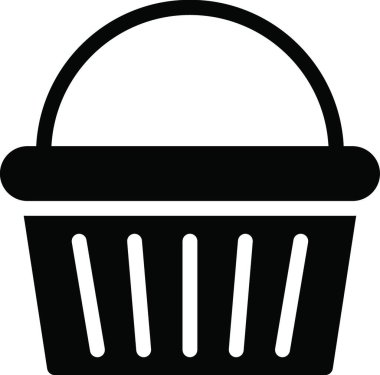 Sepet, basit vektör çizimi