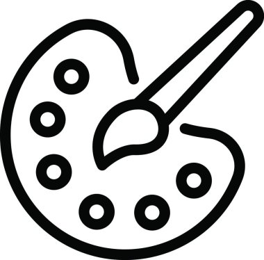 renk paleti, basit vektör illüstrasyonu