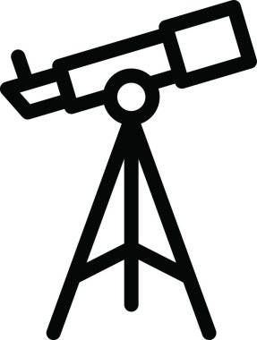 mikroskop simgesi, vektör illüstrasyonu