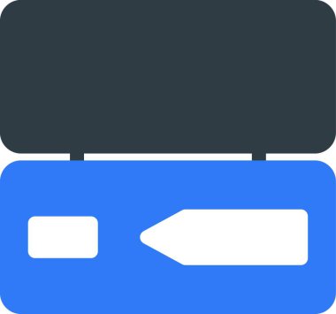 sabit kutu, basit vektör illüstrasyonu