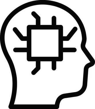 fikir web simgesi vektör illüstrasyonu