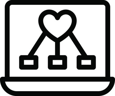 İletişim, basit vektör illüstrasyonu