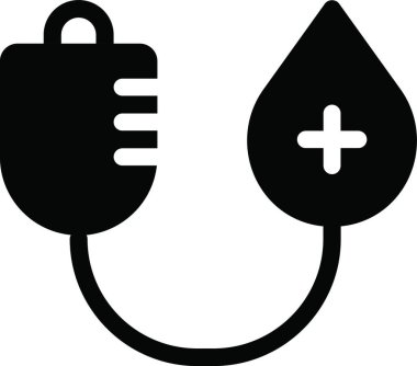 kan nakli simgesi vektör illüstrasyonu