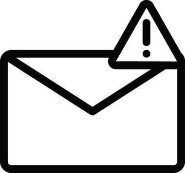 Tehlike simgesi vektör illüstrasyonu