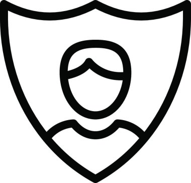 Güvenli ağ simgesi vektör illüstrasyonu