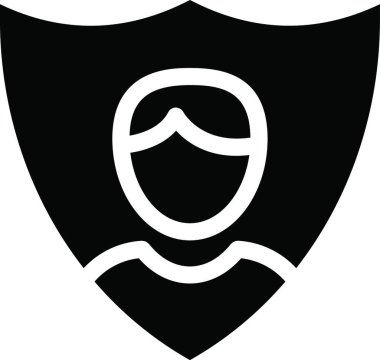 Güvenli ağ simgesi vektör illüstrasyonu 