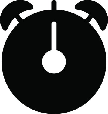 Alarm saati, basit vektör çizimi