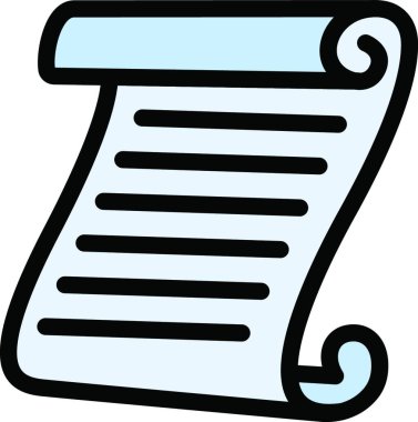 sayfa, basit vektör illüstrasyonu