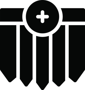 Viking bayrağı, basit vektör çizimi