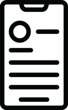 Mobil app simge vektör çizim