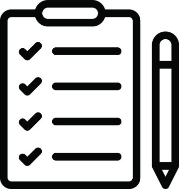 liste web simgesi vektör illüstrasyonu