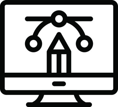 tasarım ikonu vektör illüstrasyonu