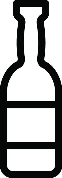 Wine Icon Vector Illustration — Stock Vector
