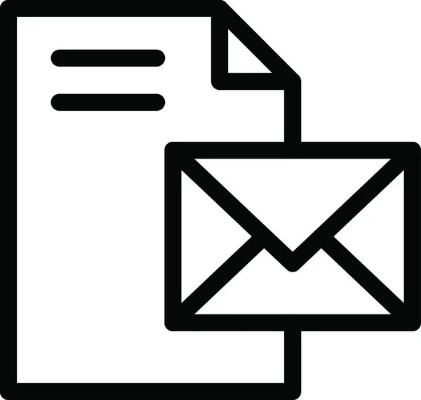 Icône Web Email Illustration Numérique — Image vectorielle