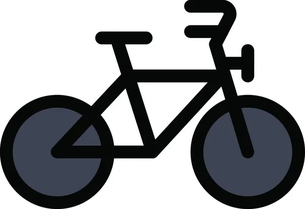 Bisiklet Web Simge Vektör Çizim — Stok Vektör