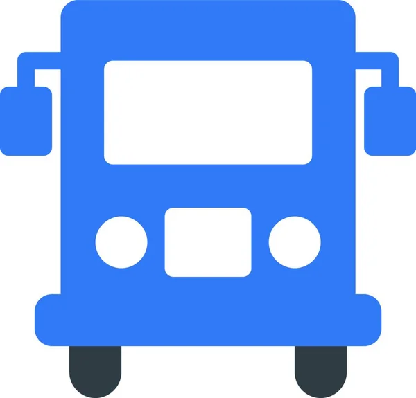 Bus Web Icon Vector Illustration — 스톡 벡터