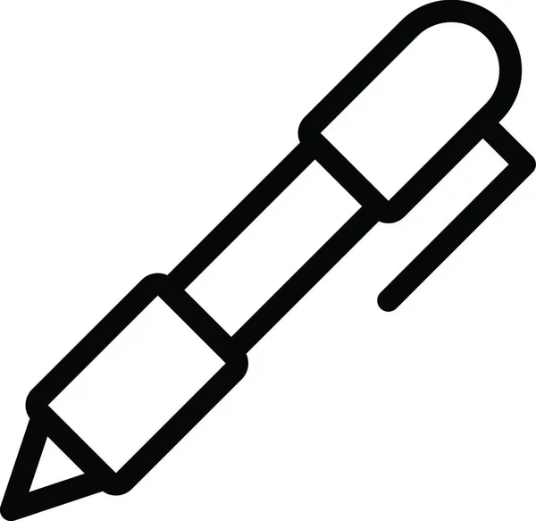 Kalem Web Simgesi Vektör Illüstrasyonu — Stok Vektör