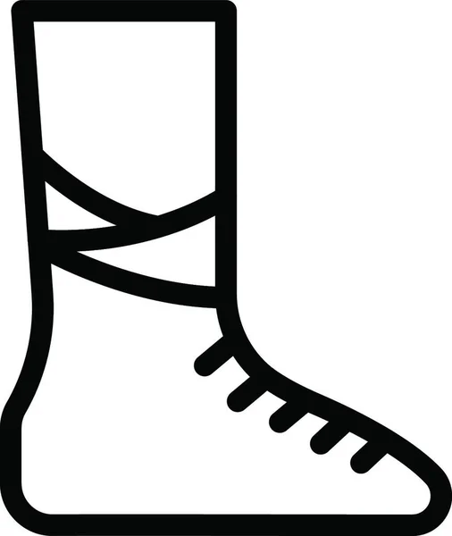 Foot Simple Vector Illustration — Stock Vector