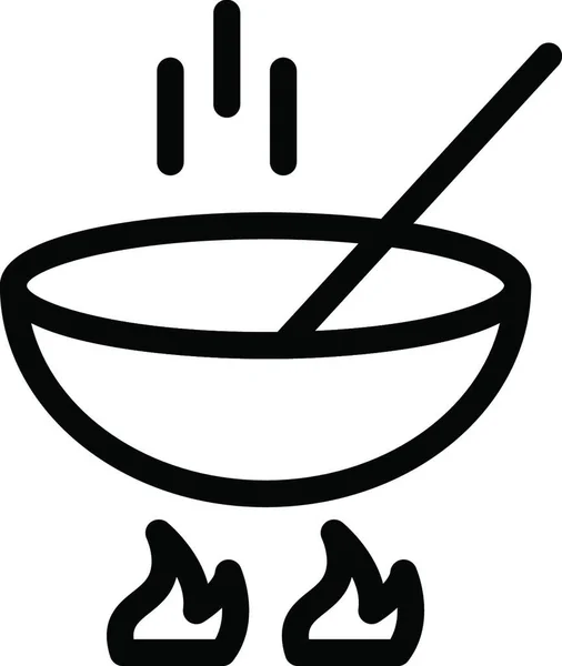Illustrazione Vettoriale Icona Web Food — Vettoriale Stock