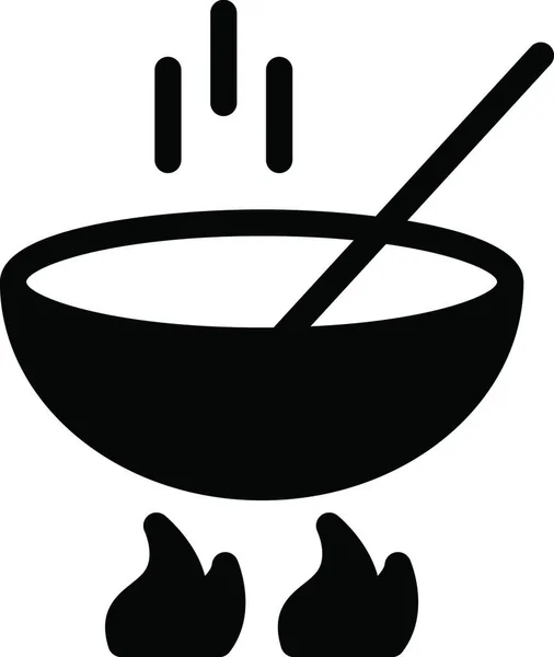 料理アイコン ベクトル図 — ストックベクタ
