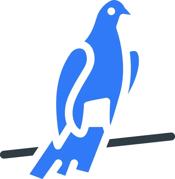 Pigeon Bird Illustration World Peace Day Concept — Stock Vector