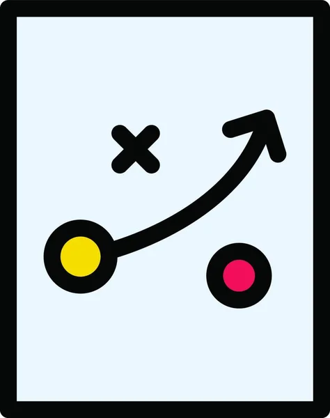 Taktik Symbol Vektorillustration — Stockvektor