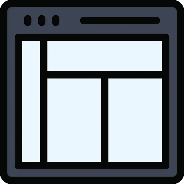 Diseño Icono Web Vector Ilustración — Vector de stock