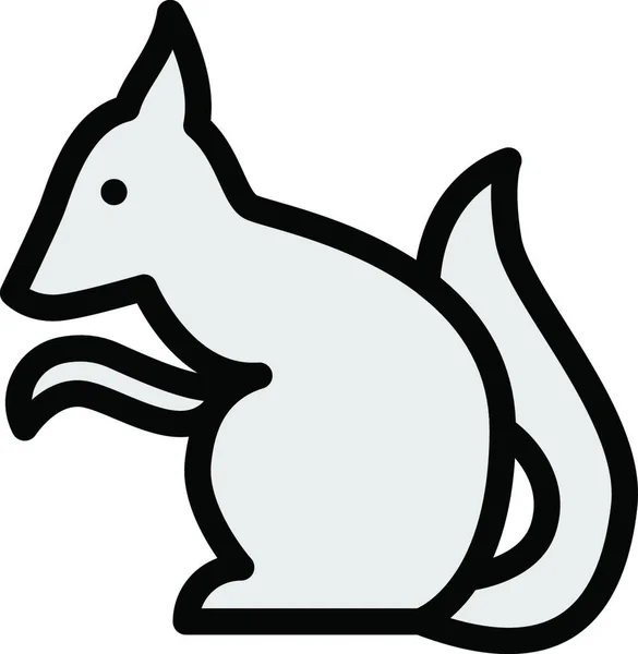 Squirrel Animal Illustration Mascot Animal Art — Stock Vector