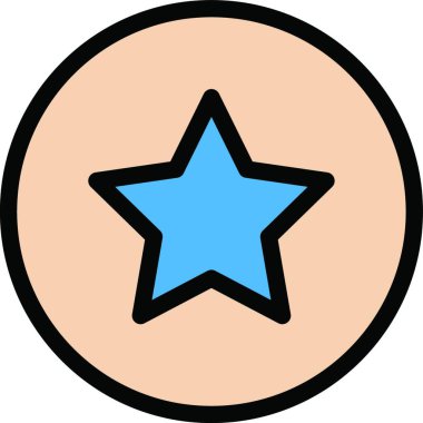 Yıldız sembolü kutsal kişilerin resmi, vektör çizim     