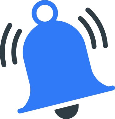 Alarm Web simgesi vektör illüstrasyonu