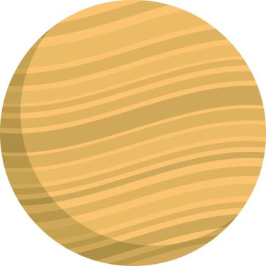 Jüpiter ikon vektör illüstrasyonu