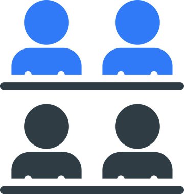 erkekler simgesi, vektör illüstrasyonu