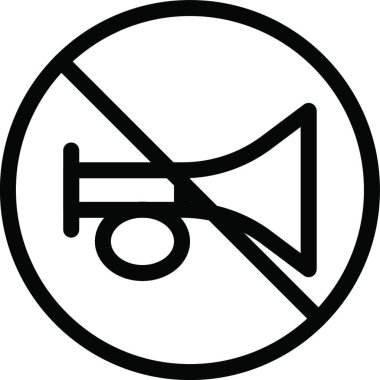 Dur yol işareti simgesi, vektör çizim