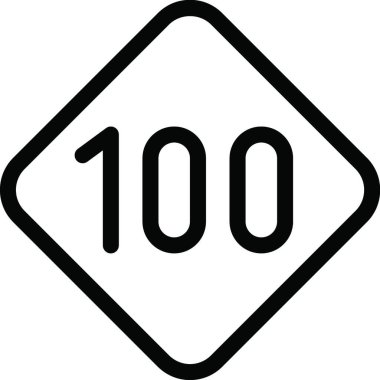 Trafik yolu simgesi, vektör illüstrasyonu