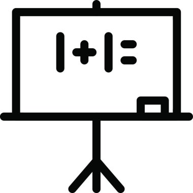 Formül simgesi, vektör illüstrasyonu