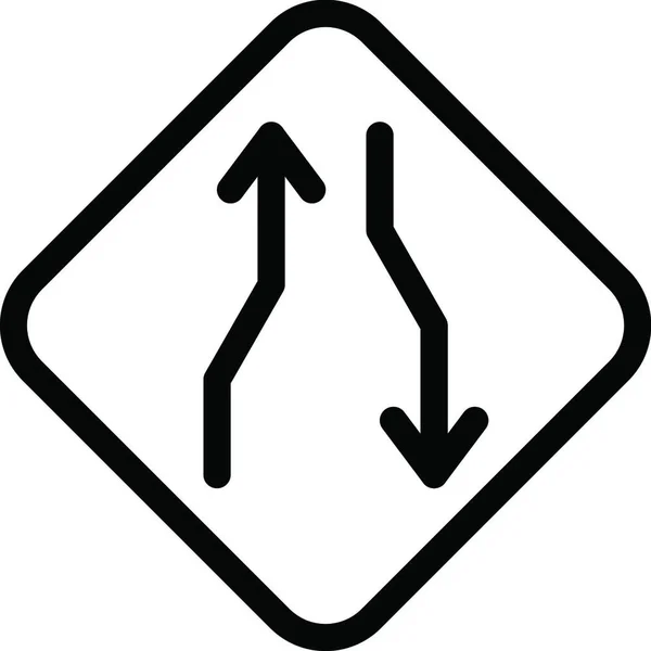 Verkehrszeichen Vektor Illustration — Stockvektor