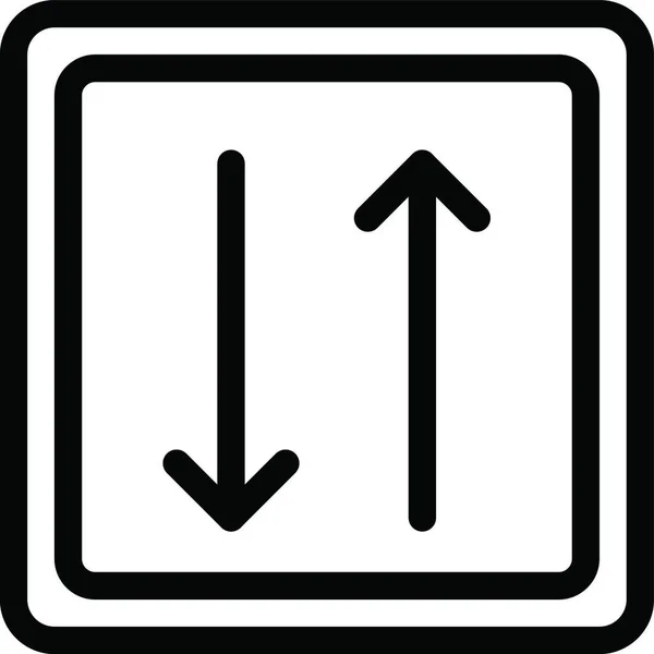Pfeil Symbol Vektor Illustration — Stockvektor