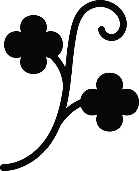 Icono Flores Ilustración Vectorial — Archivo Imágenes Vectoriales