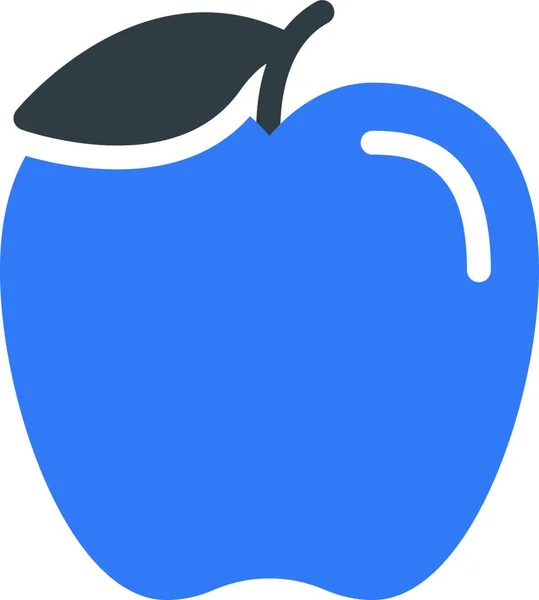 Apple Web Icon Vektor Illustration — Stockvektor