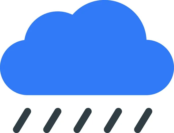 Regen Symbol Vektor Illustration — Stockvektor