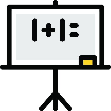 Formül web simgesi vektör illüstrasyonu