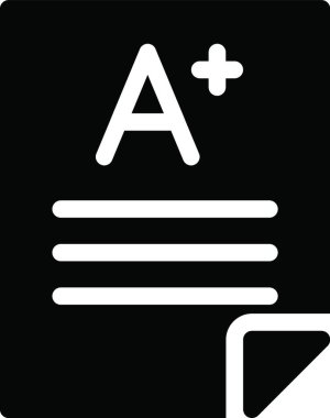 Sonuç, basit vektör illüstrasyonu