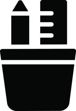 kırtasiye simgesi vektör illüstrasyonu