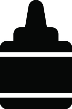 Yapıştırıcı simgesi, vektör illüstrasyonu