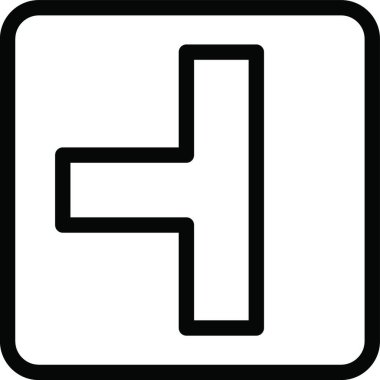 Yol bilgisi, basit vektör illüstrasyonu