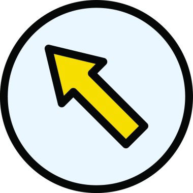 yukarı yol, basit vektör illüstrasyonu